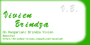 vivien brindza business card